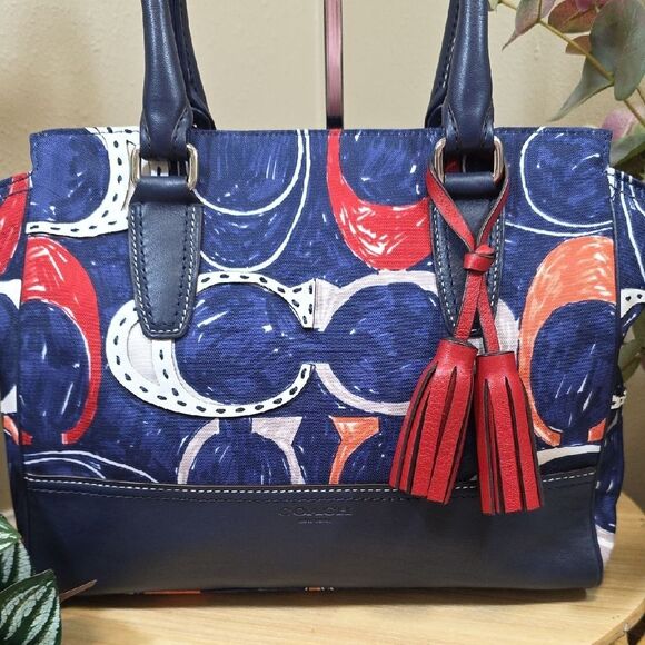 Coach Legacy Heritage Candace Carryall Satchel and Wallet Set - Picture 2 of 14